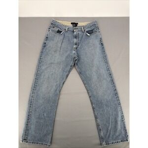 Tommy Hilfiger Freedom Fit Jeans Men's 34x29 Light Wash Straight Leg Denim Y2K